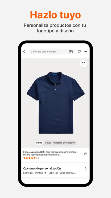 App de comercio B2B Alibaba screenshot 3 of 8