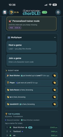 chorDLE — Ear Training Game iPhone screenshot