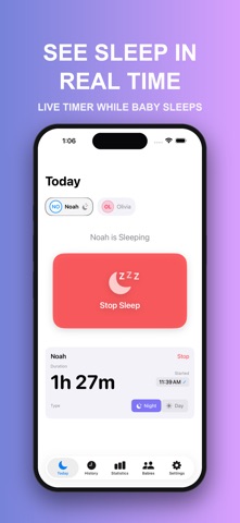 NapKit - Baby Sleep Tracker screenshot
