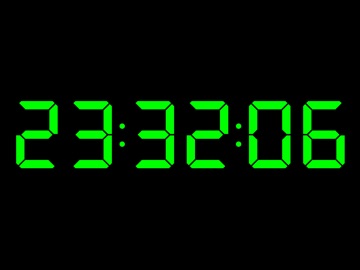 Fullscreen Timelapse Clock iPad screenshot