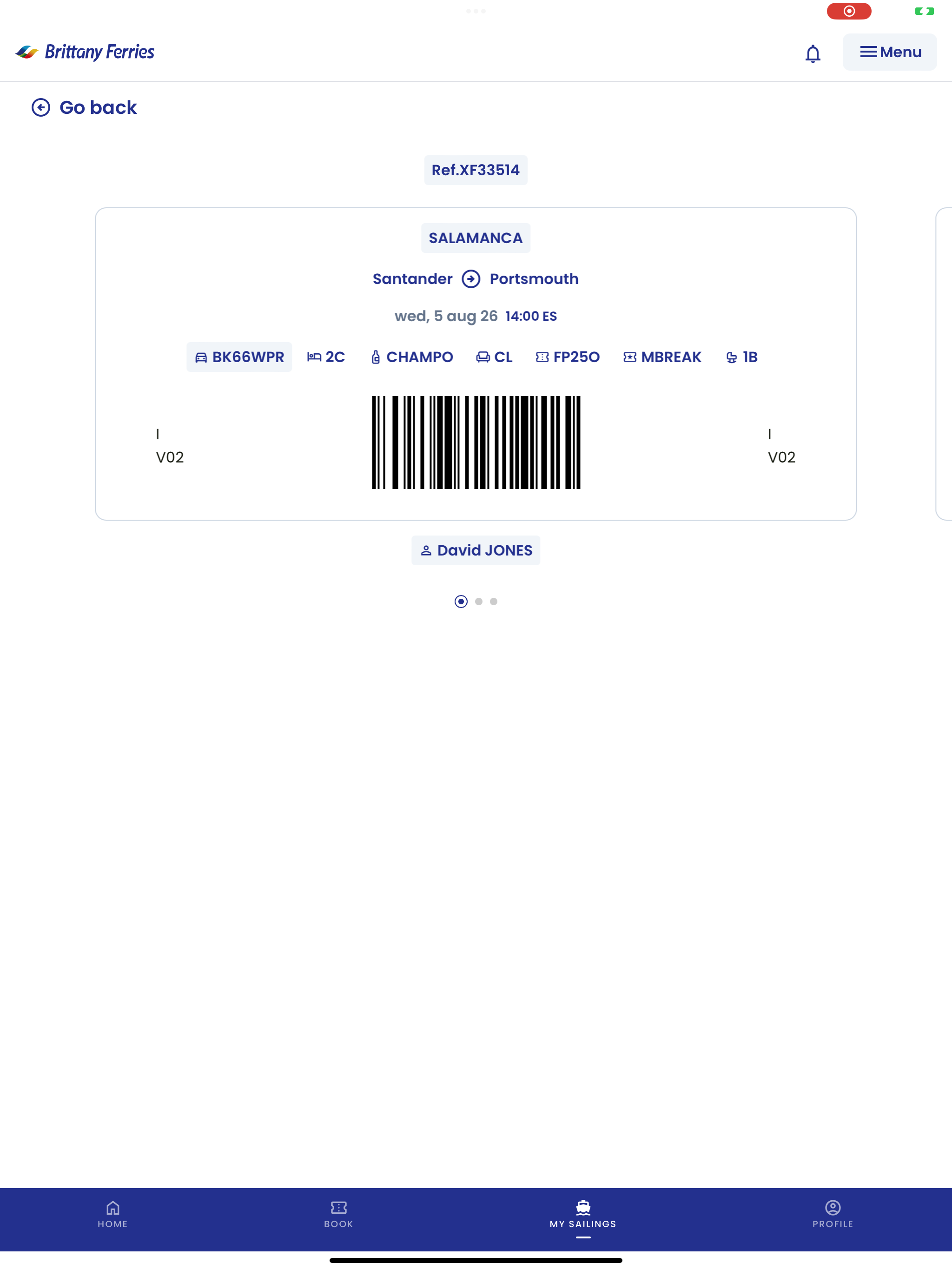 Brittany Ferries screenshot 12