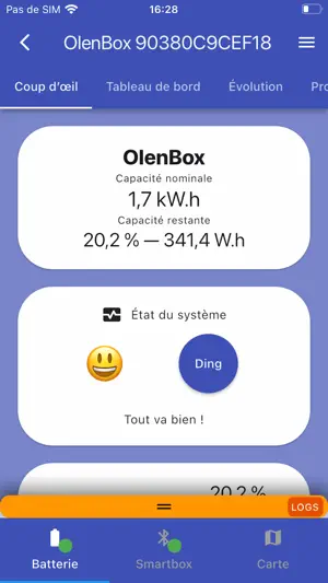 Batteries Olenergies screenshot 2