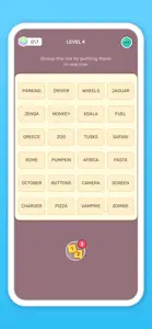 Connect Word: Association Game screenshot #1 for iPhone