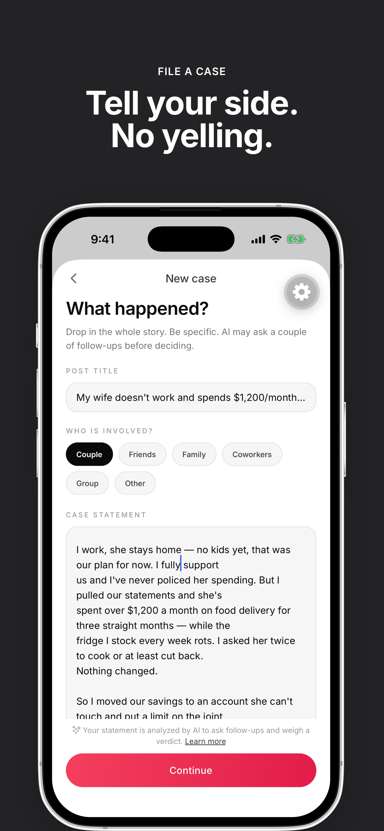 ToldU screenshot 2