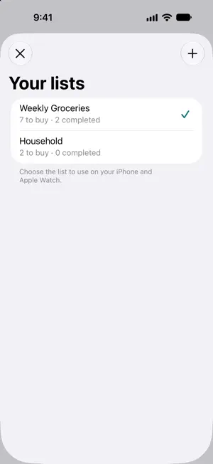 GroceryList. screenshot 4