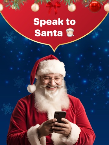 Speak to Santa ~ AI Video Call iPad screenshot