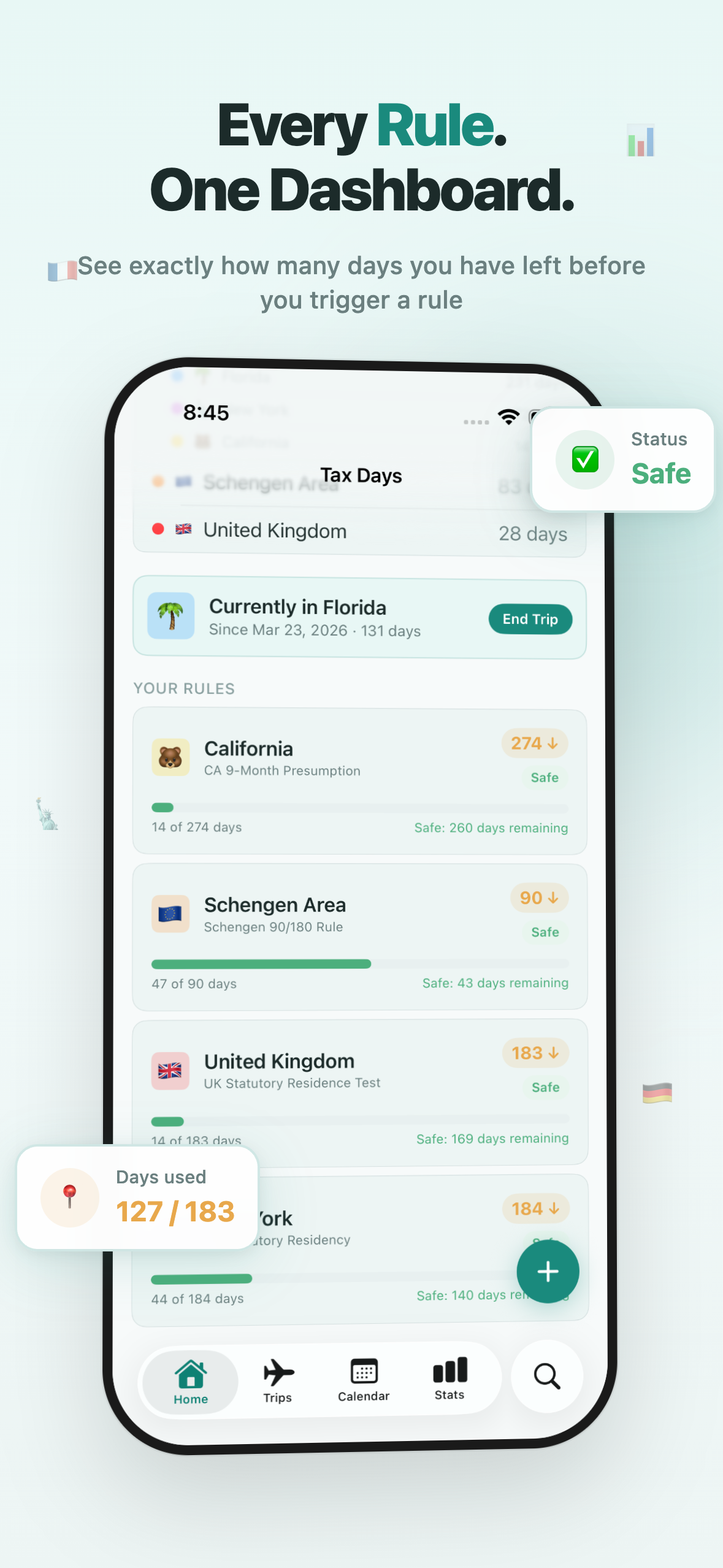 Tax Days: Residency Tracker screenshot 2