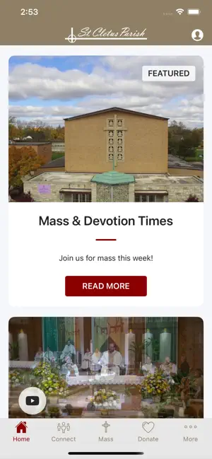 St. Cletus Parish screenshot 1