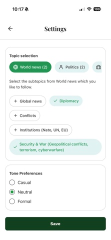 Kaft iPhone screenshot