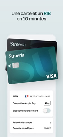 Sumeria — Compte bancaire iPhone screenshot 4