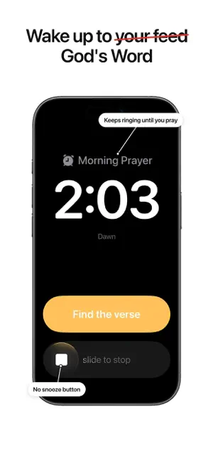 Dawn - Bible Verse Alarm Clock screenshot 1