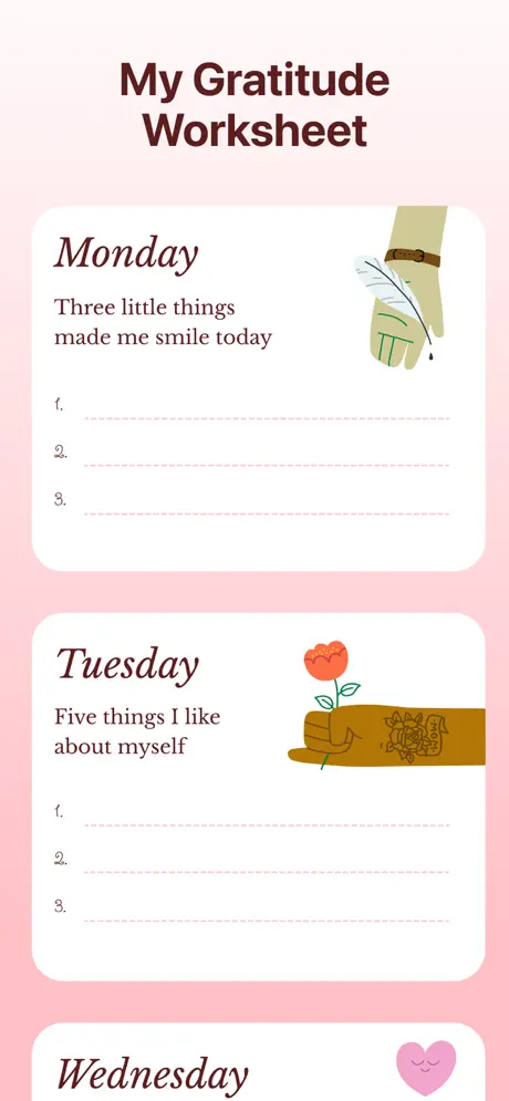 Gratitude: Self-Care Journal screenshot 1 of 6