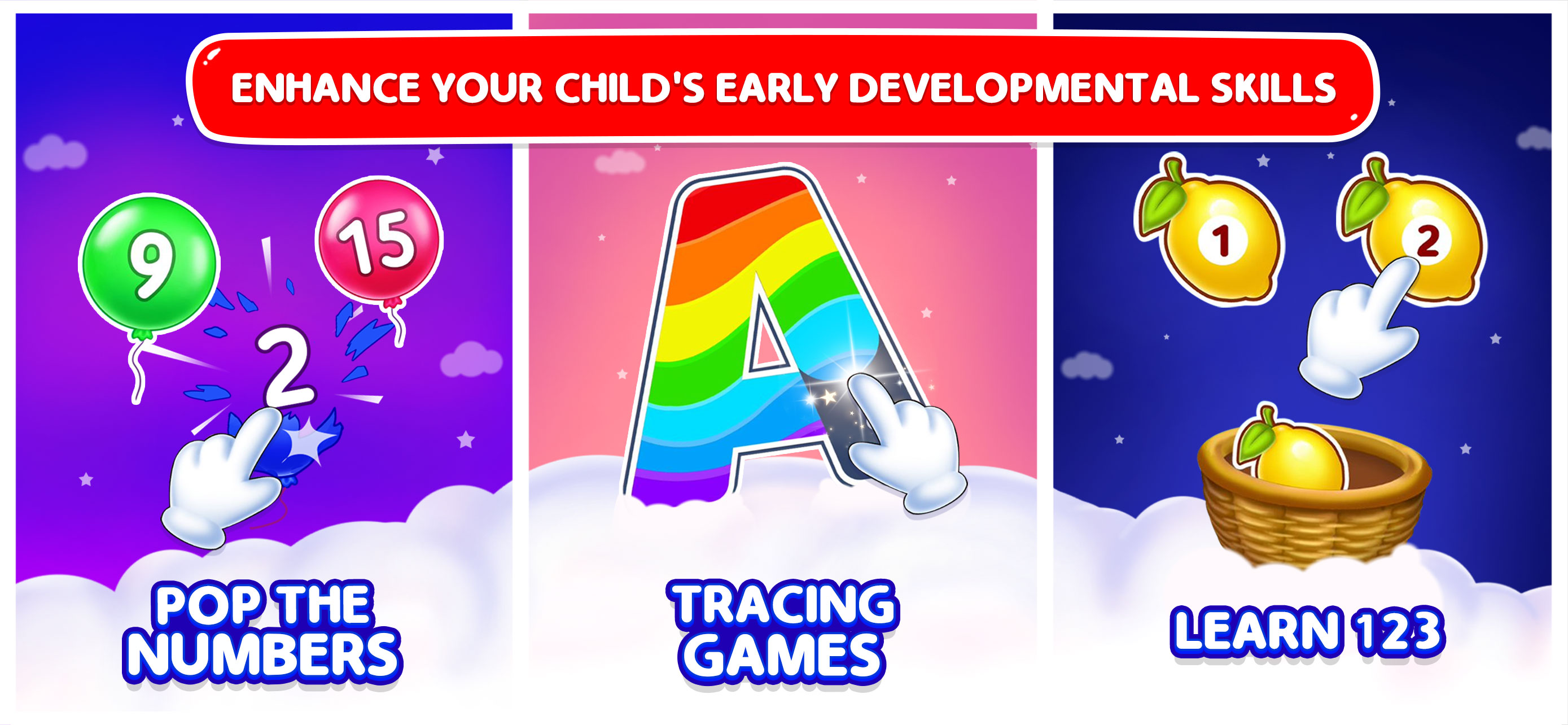 Kindergarten Learning Games 3+
