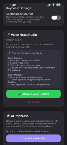 TypeSmart - AI Keyboard screenshot