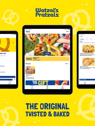 Wetzel's Pretzels iPad screenshot