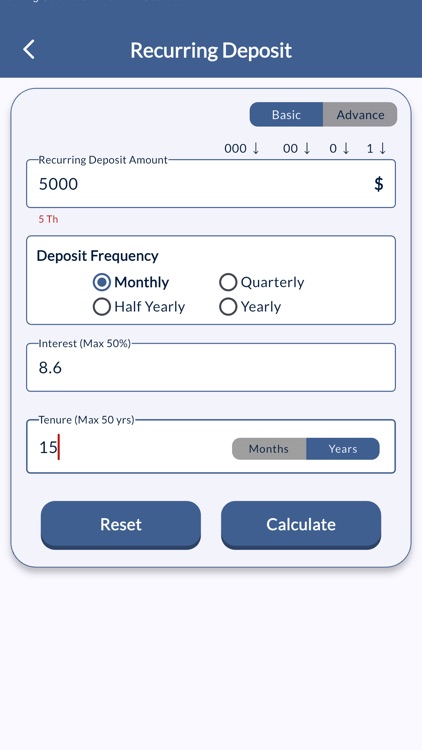 Banking Calculator - EMI FD RD screenshot-8