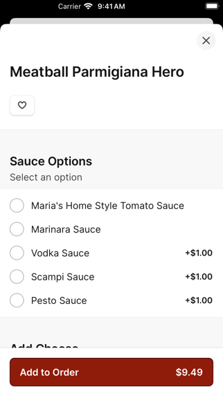 Fort Lee Pizzeria iPhone screenshot 4 - Food & Drink app