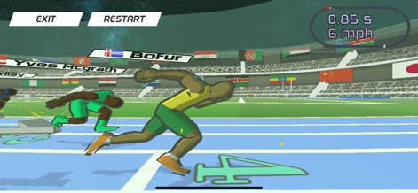 Speed Stars - This tool captures the critical starting block action, displaying initial speed and elapsed time for precise performance analysis.