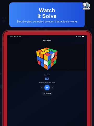 CubeMaster 3D Solver Guide iPad screenshot