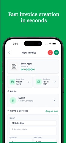 Business Invoice Maker - Quick Screenshot 2 of 6