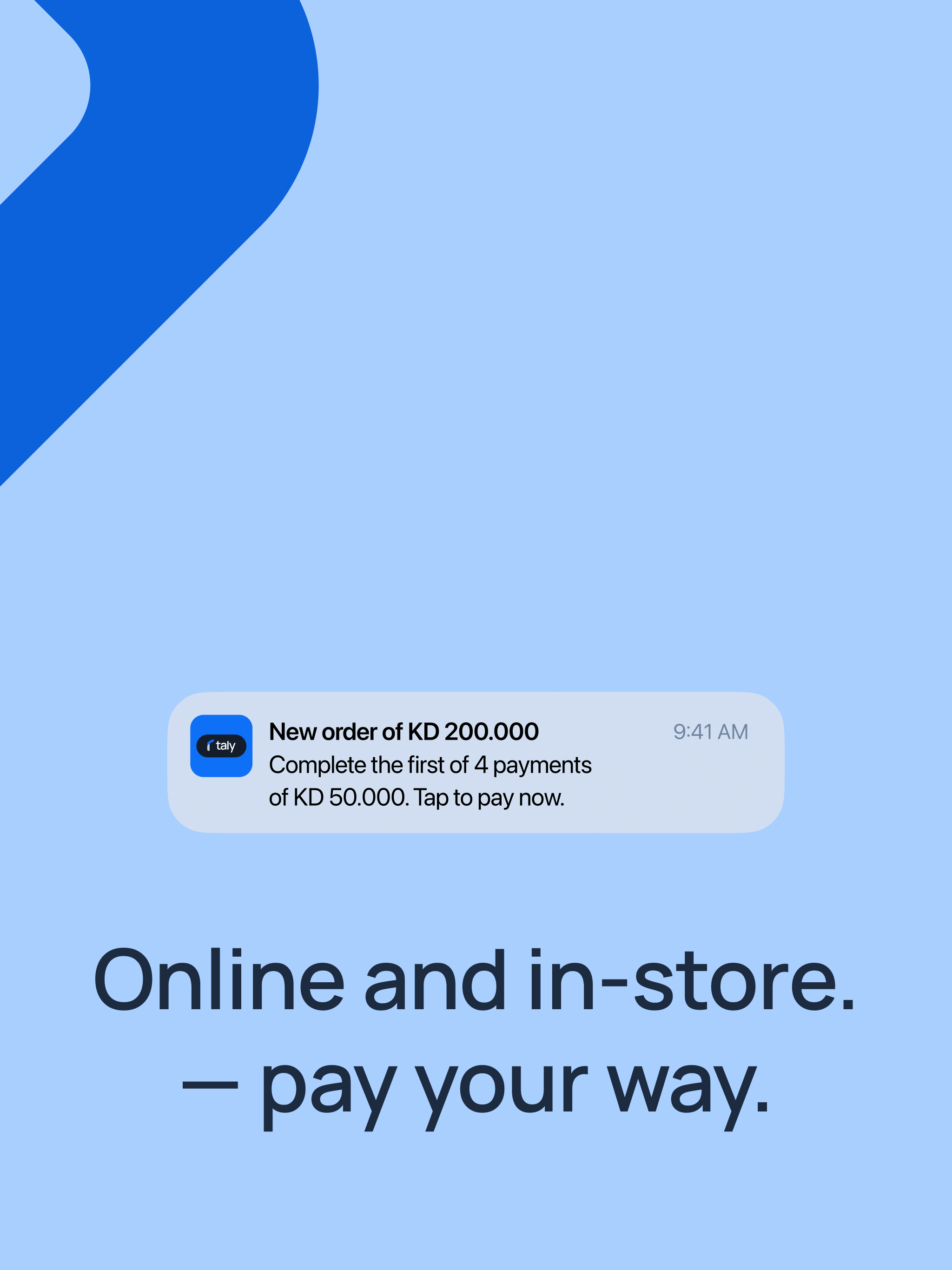 Taly | Split your payments