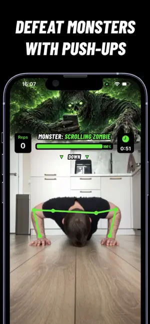 Push Monsters with Push-ups screenshot 1