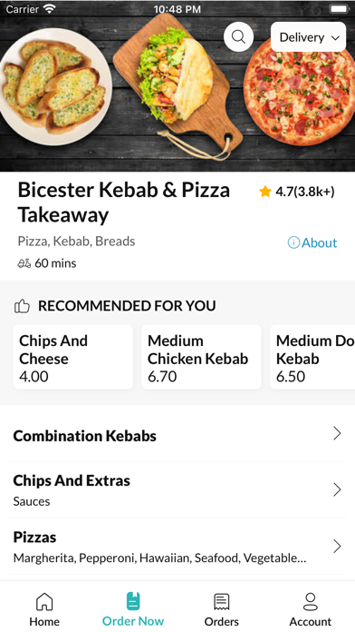 Bicester Kebab Pizza Takeaway Screenshot