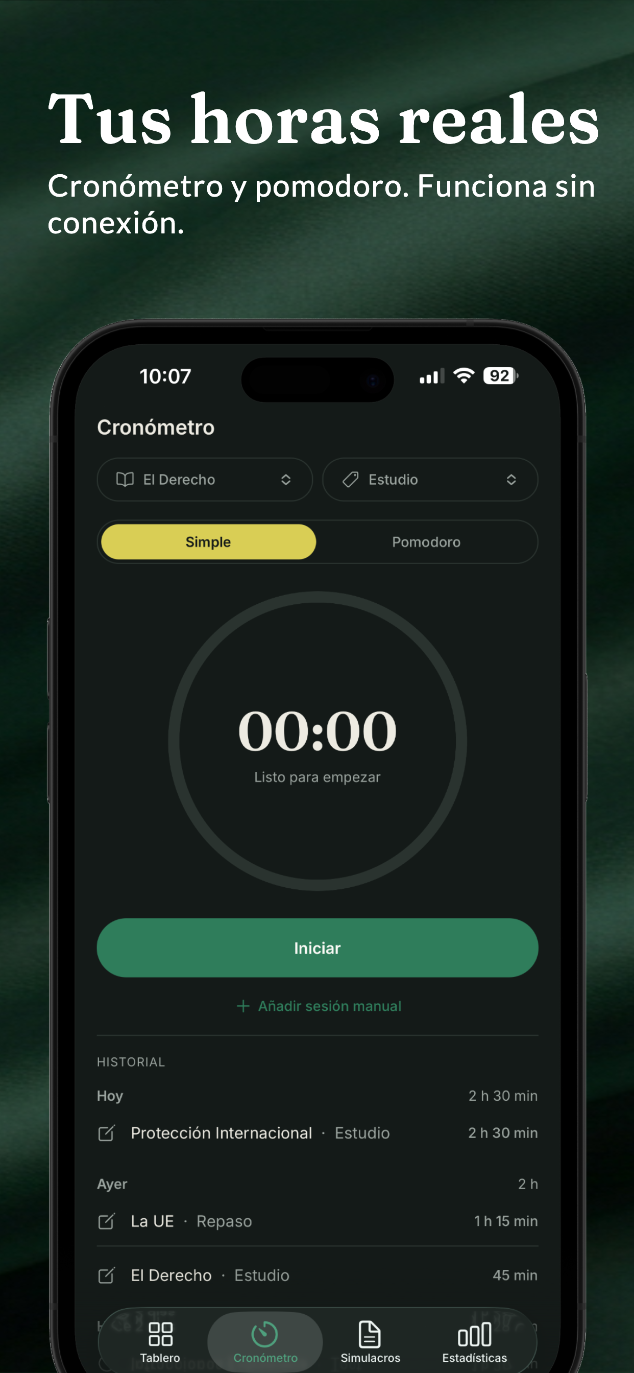 Opotracker: Oposiciones screenshot 4