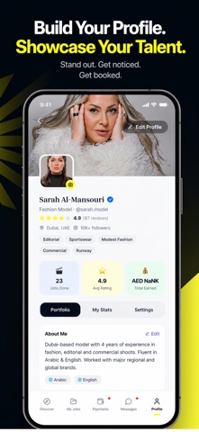 Castly Talent App iPhone screenshot 3