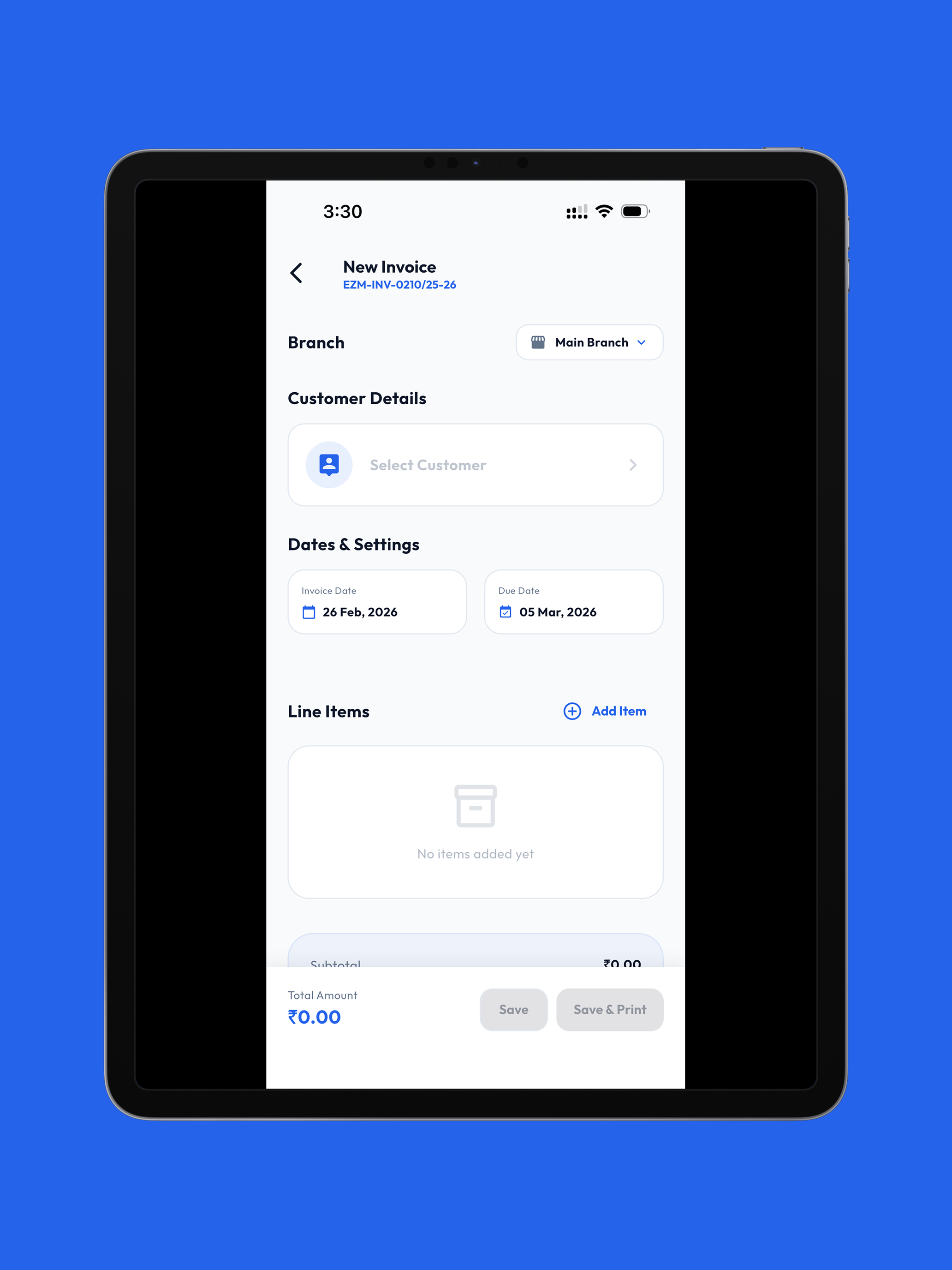 EZBillify: GST Billing & POS screenshot 7