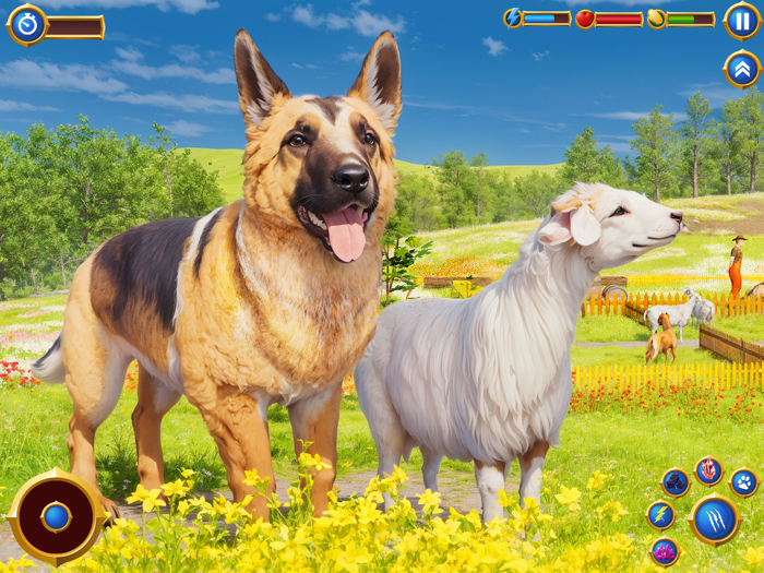 Wild Shepherd Dog Life Sim