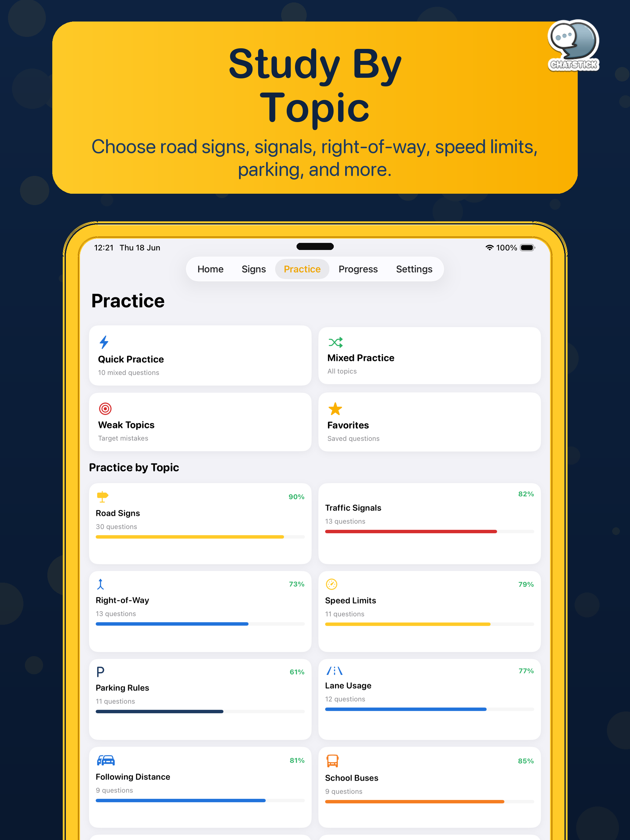 RoadSign Ace Permit Prep by CS screenshot 15