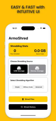 ArmoShred Main Interface