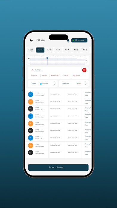 My Driver Book iPhone screenshot 3 - Business app