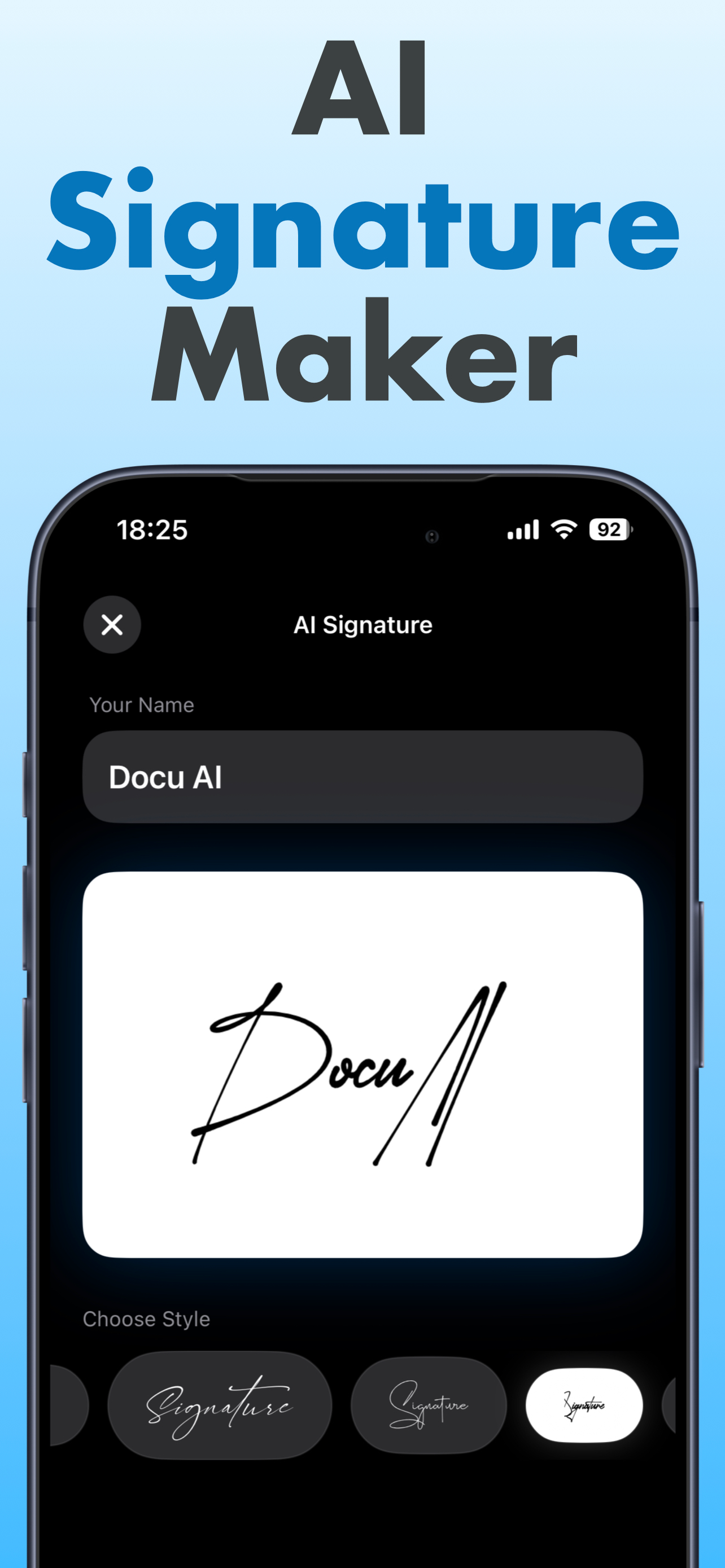 Docu AI: PDF Scanner&Signature screenshot 5