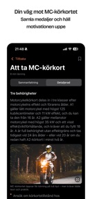 MinKörkort – MC Teoriprov screenshot
