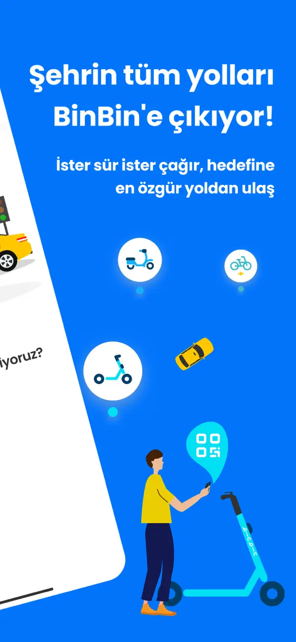 Screenshot #2 pour BinBin: Taksi & Scooter