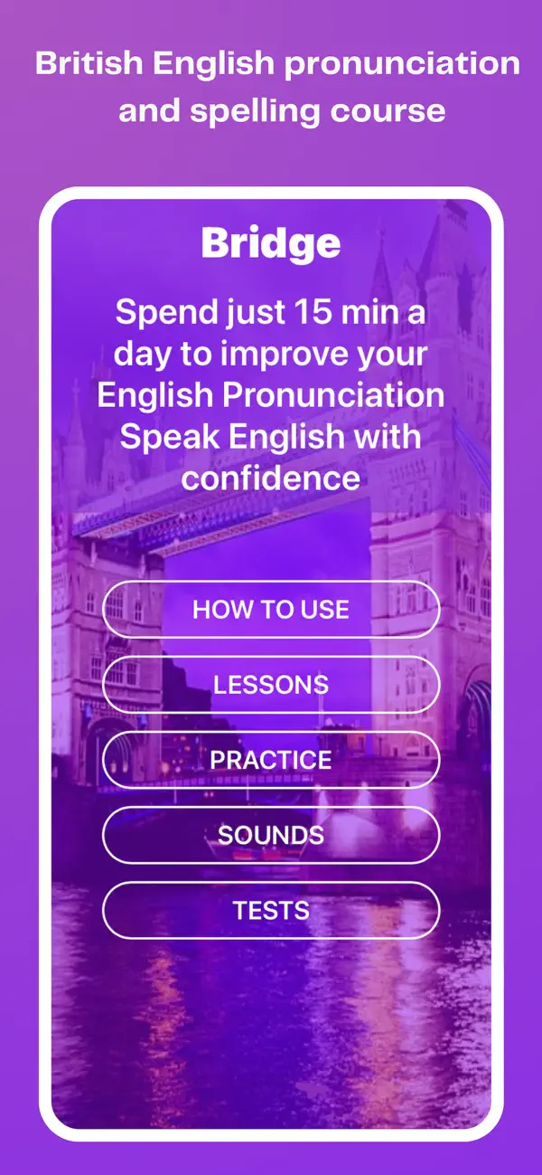 Screenshot #2 pour Bridge Received  Pronunciation