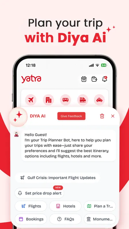 Yatra - Flights, Hotels & Cabs screenshot 3 of 5