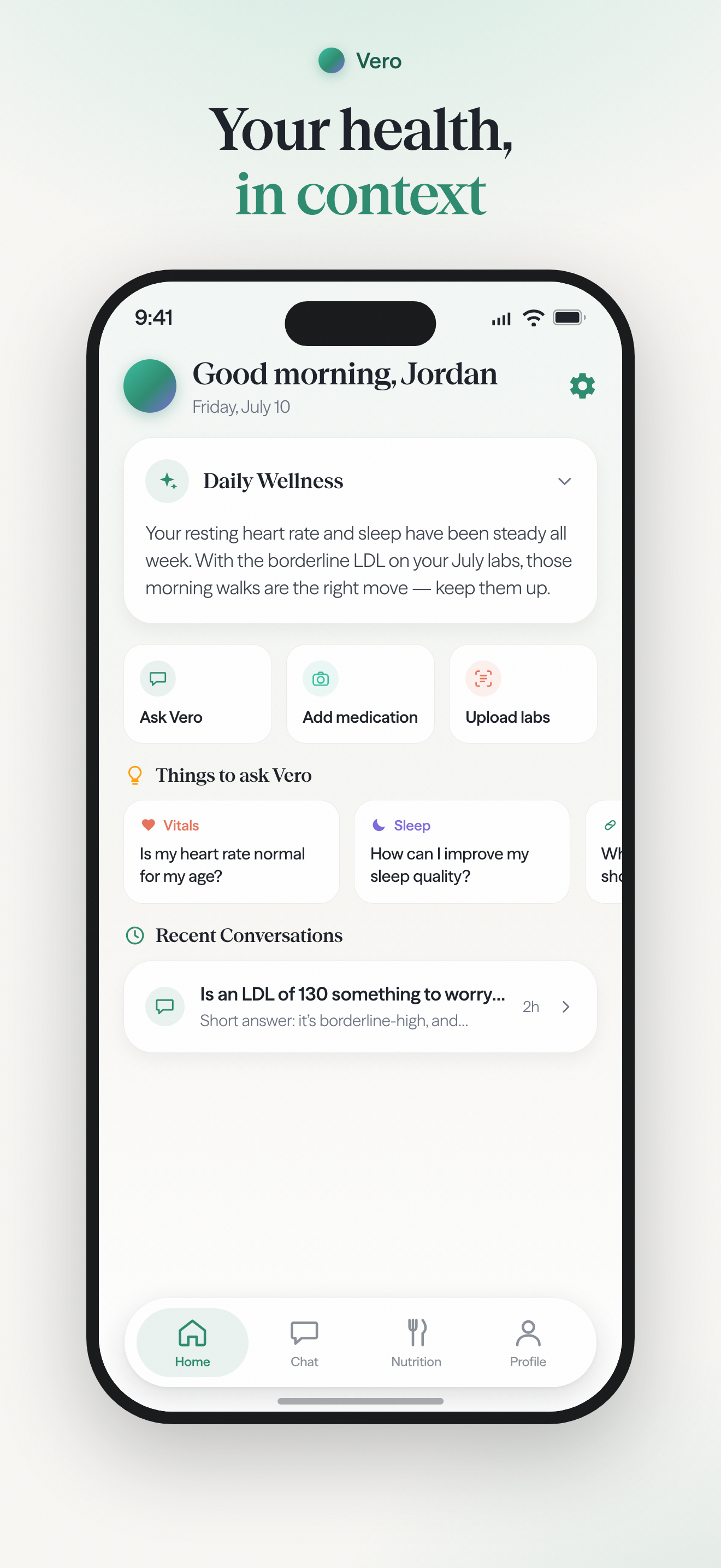 Vero: AI Health Assistant screenshot 4