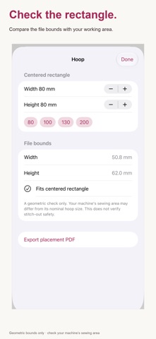 Twillume Stitch Proof screenshot 4