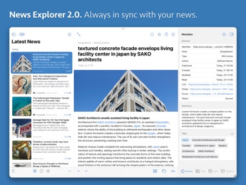 News Explorer iPad screenshot