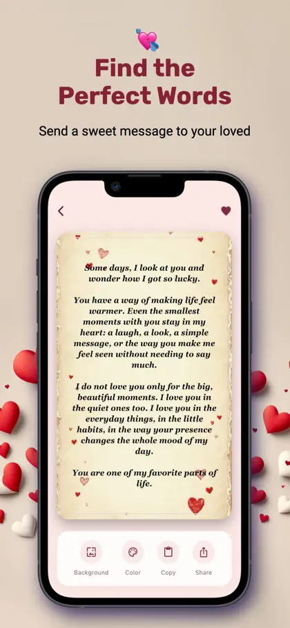 Captura de tela 3 de 6 de Love Letters & Messages