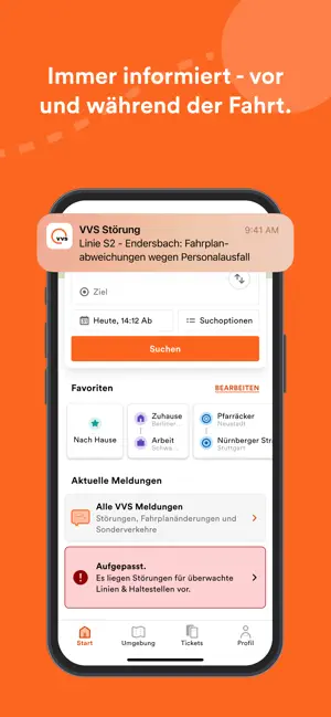 VVS Mobil - Fahrplan & Tickets iPhone screenshot 4