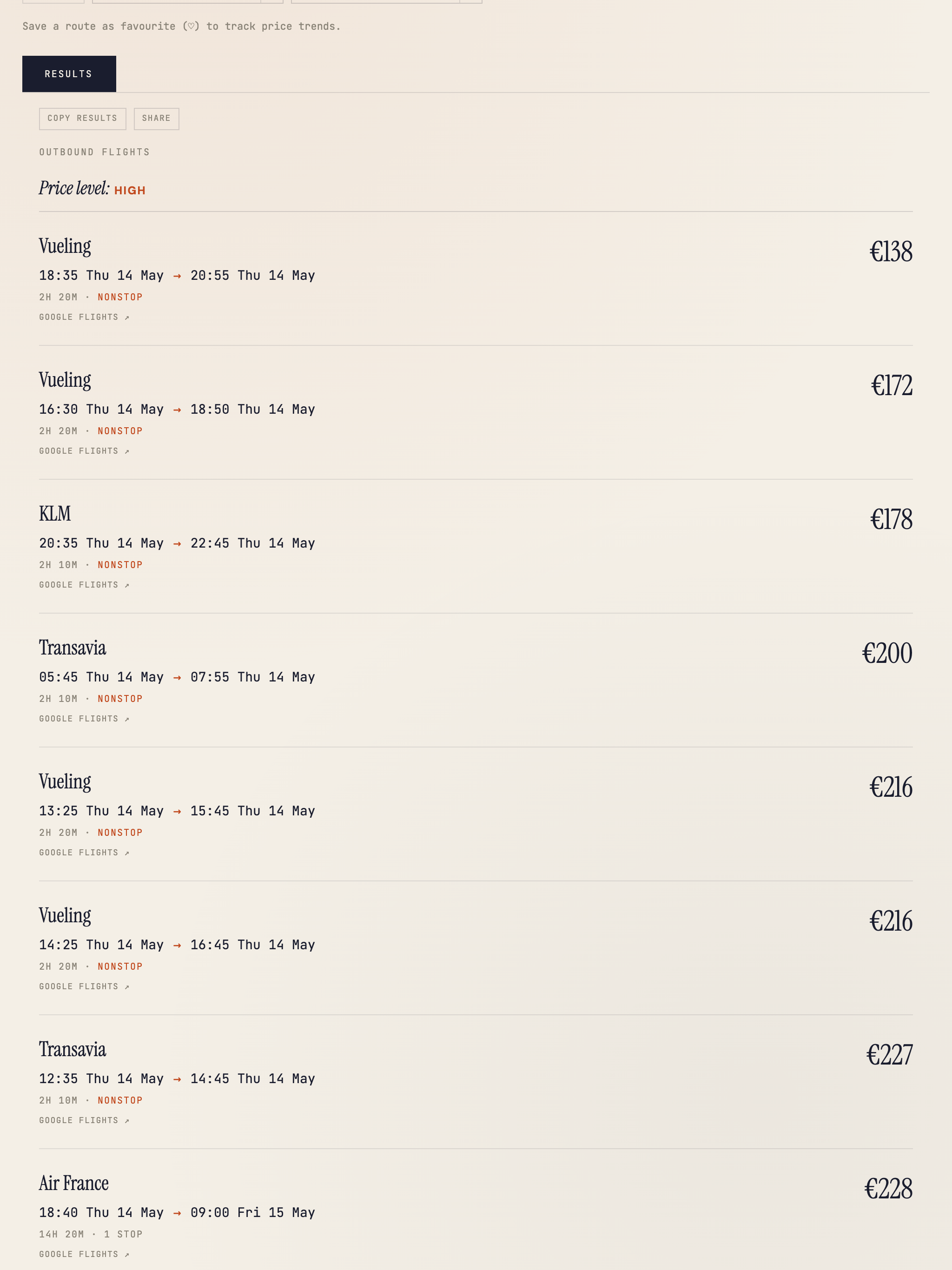 Flights. screenshot 19