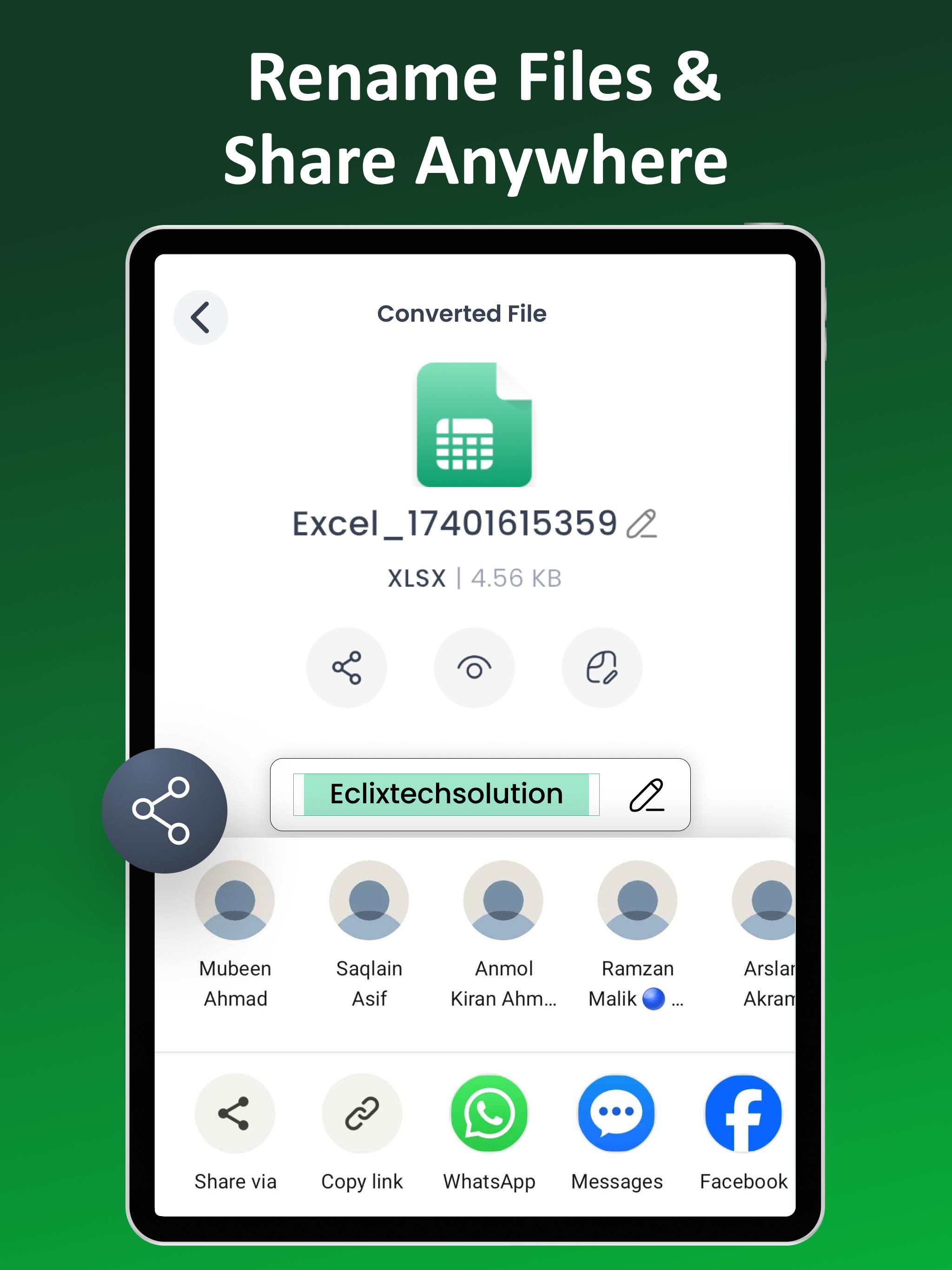 Image to Excel Converter－XLSX