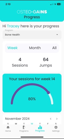 OSTEO-GAINS screenshot