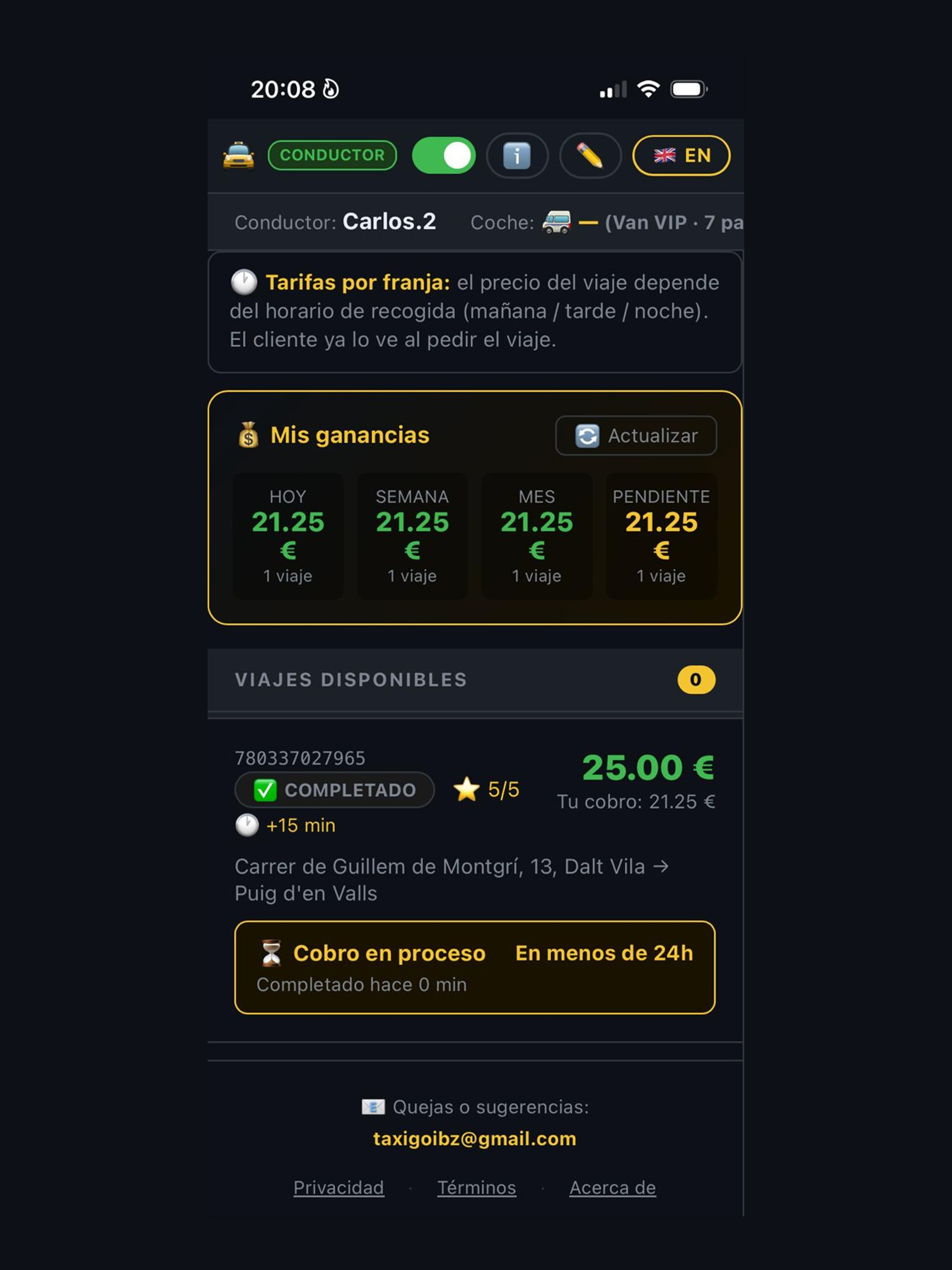 TaxiGo Driver screenshot 8