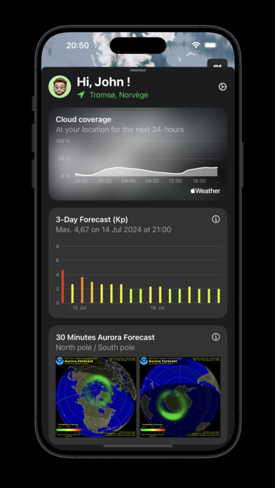 Easy Aurora: Forecast & Alerts Screenshot