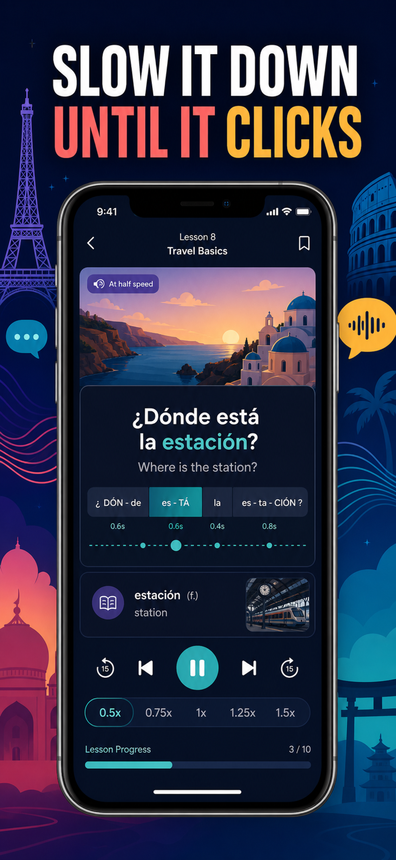 Phrasebook: 6 Languages screenshot 5